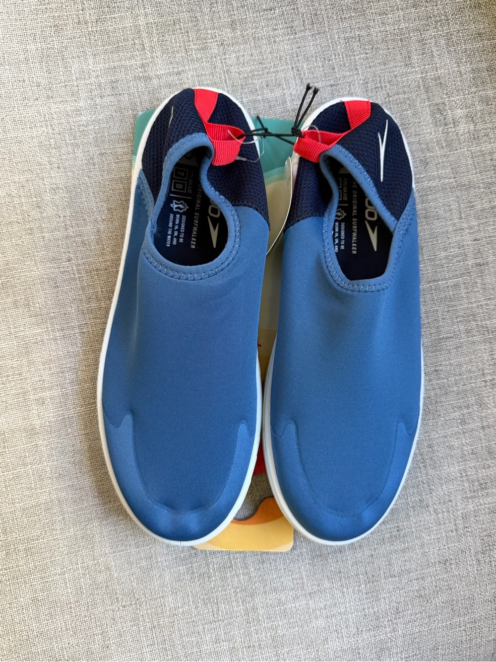 Speedo Men's Beach Agua Bootie Water Blue Shoes Size 7